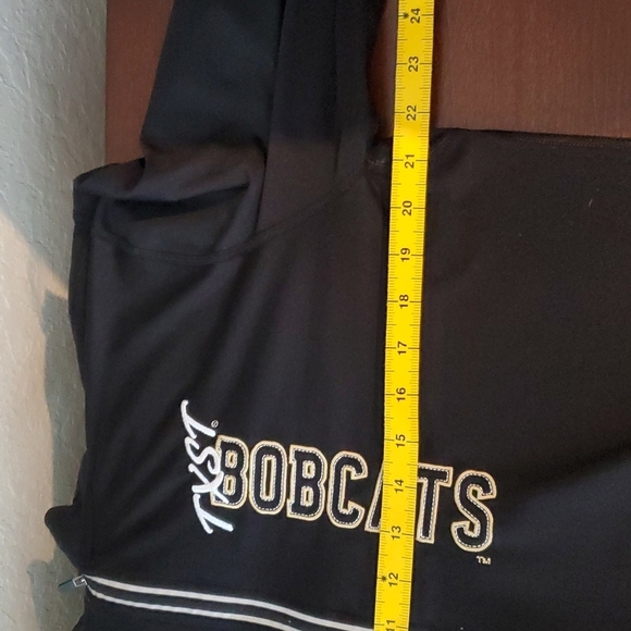 Ladies large TX State Bobcats Long-sleeved work out jacket - Picture 7 of 11